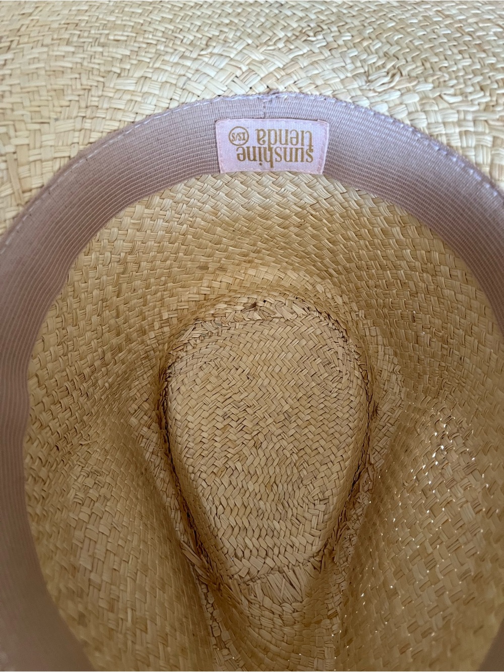Sunshine Tienda “Gloria” Turquoise Crochet Palm Hat - Picture 3 of 3